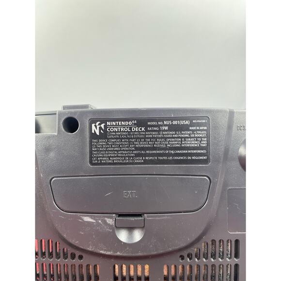 Nintendo 64 N64 Console Bundle w/ OEM Atomic Purple Controller- Tested - Picture 14 of 15